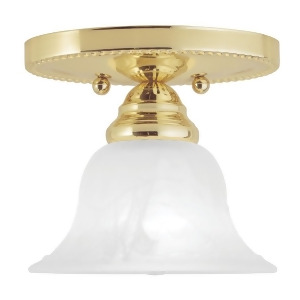 Livex Lighting Edgemont Ceiling Mount in Polished Brass 1530-02 - All