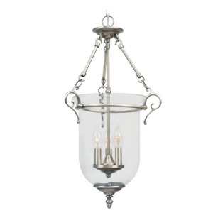 Livex Lighting Legacy Chain Hang in Brushed Nickel 5022-91 - All