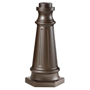 Feiss Outdoor Accessory in Oil Rubbed Bronze Postbase Orb - All