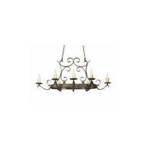 2Nd Ave Lighting Hand Forged Oval Chandelier 87029-51-Dl - All