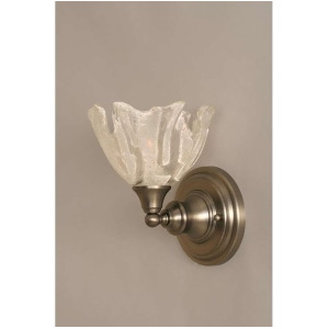 Toltec Lighting Wall Sconce Brushed Nickel 7' Italian Ice Glass 40-Bn-759 - All