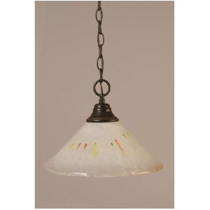 Toltec Lighting Chain Hung Pendant 12' Frosted Crystal Glass 10-Dg-701 - All