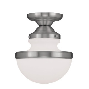Livex Lighting Oldwick Ceiling Mount in Brushed Nickel 5721-91 - All