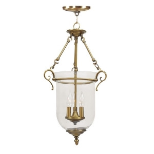 Livex Lighting Legacy Chain Hang in Antique Brass 5022-01 - All