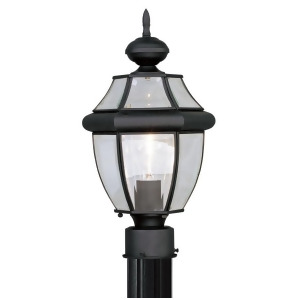 Livex Lighting Monterey Outdoor Post Head in Black 2153-04 - All