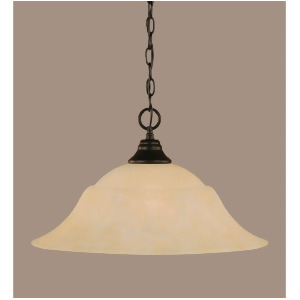 Toltec Lighting 'Chain Hung Pendant 20' Amber Marble Glass' 10-Mb-53813 - All