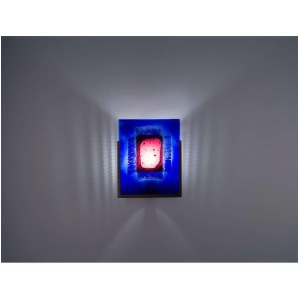 Wpt Design F/n 1 Stainless Steel Incandescent Red Window Blue Fn1-ss-rwb - All