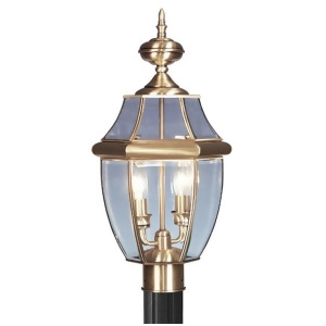 Livex Lighting Monterey Outdoor Post Head in Antique Brass 2254-01 - All