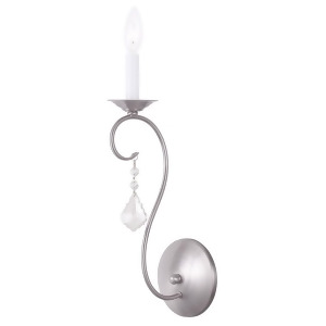 Livex Lighting Chesterfield/Pennington Wall Sconce in Brushed Nickel 6421-91 - All