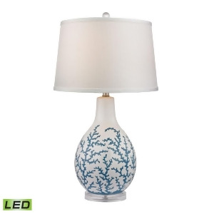 Dimond Lighting Sixpenny Table Lamp in Pale Blue with White D2478-led - All