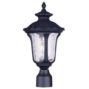 Livex Lighting Oxford Outdoor Post Head in Black 7848-04 - All