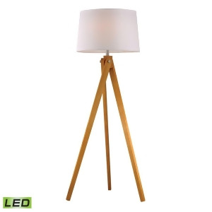 Dimond Lighting Wooden Tripod Floor Lamp in Natural Wood Tone D2469-led - All