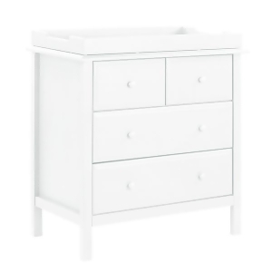 Davinci Autumn 4 Drawer Changer Dresser in White M4355w - All