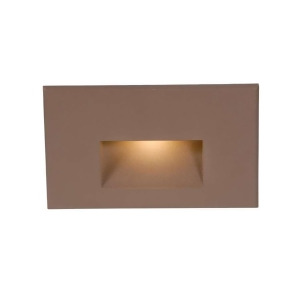 Wac Lighting LEDme Horizontal Step and Wall Light Bronze Wl-led100-c-bz - All