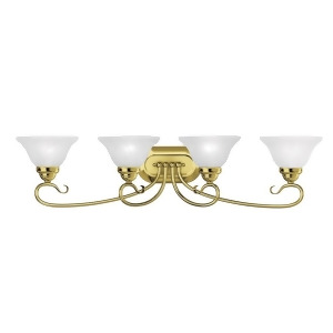 Livex Lighting Coronado Bath Light in Polished Brass 6104-02 - All