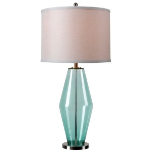 Kenroy Home Azure Table Lamp Teal Glass 32315Teal - All