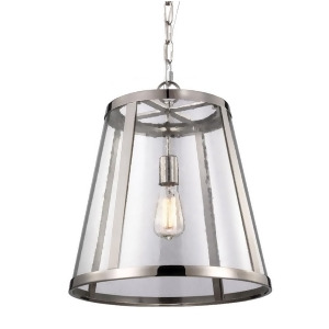 Feiss 1-Light Pendant Polished Nickel P1289pn - All