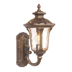 Livex Lighting Oxford Outdoor Wall Lantern in Moroccan Gold 7650-50 - All