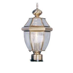 Livex Lighting Monterey Outdoor Post Head in Antique Brass 2153-01 - All