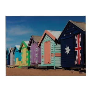 Sterling Industries Beach Hut-Beach Hut Image Printed on Glass 51-10122 - All