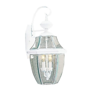 Livex Lighting Monterey Outdoor Wall Lantern in White 2251-03 - All