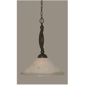 Toltec Lighting Bow Pendant 16 Frosted Crystal Glass 271-Dg-711 - All
