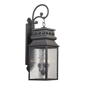 Elk Lighting Forged Lancaster Collection 3 Light Outdoor Sconce 47064-3 - All