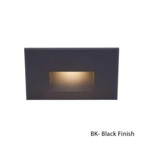 Wac Lighting LEDme Horizontal Step and Wall Light Black Wl-led100-c-bk - All