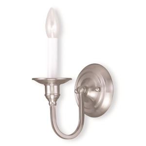 Livex Lighting Cranford Wall Sconce in Brushed Nickel 5141-91 - All