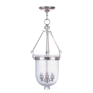 Livex Lighting Jefferson Chain Hang in Polished Nickel 5084-35 - All