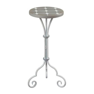 Sterling Ind. Ayer-Small Plant Stand in Grey / White Painted Finish 51-10135 - All