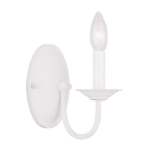 Livex Lighting Williamsburg Wall Sconce in White 4151-03 - All