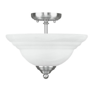 Livex Lighting North Port Ceiling Mount in Brushed Nickel 4259-91 - All