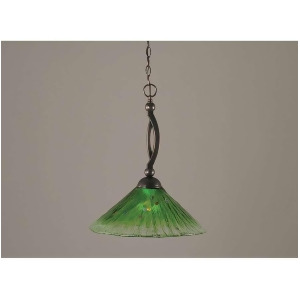 Toltec Lighting Bow Pendant 16' Kiwi Green Crystal Glass 271-Bc-717 - All