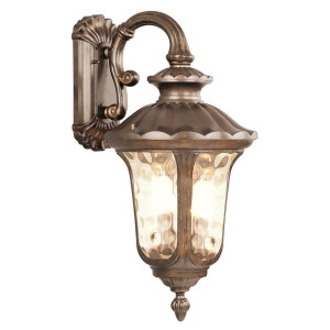 Livex Lighting Oxford Outdoor Wall Lantern in Moroccan Gold 7663-50 - All