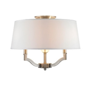 Golden Lighting Waverly Semi-flush/Ceiling Pewter 3500-Sfpw-cwh - All
