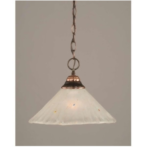 Toltec Lighting Chain Hung Pendant 12' Frosted Crystal Glass 10-Bc-701 - All
