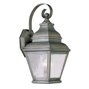 Livex Lighting Exeter Outdoor Wall Lantern in Vintage Pewter 2601-29 - All
