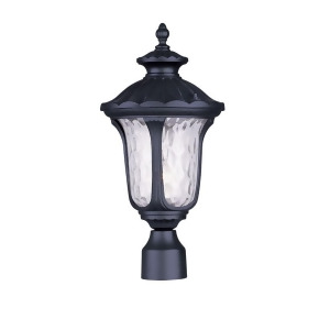 Livex Lighting Oxford Outdoor Post Head in Black 7855-04 - All