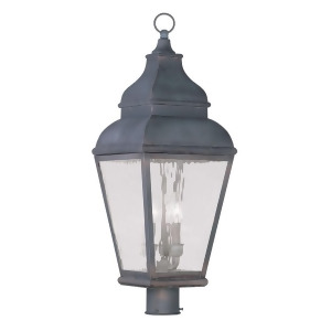 Livex Lighting Exeter Outdoor Post Head in Charcoal 2606-61 - All