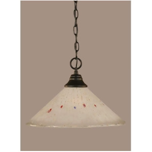 Toltec Lighting Chain Hung Pendant 16 Frosted Crystal Glass 10-Mb-711 - All