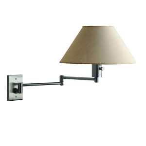 Wpt Design Imago Pared Swing Arm Sconce Brushed Nickel ImagoPared-BN - All