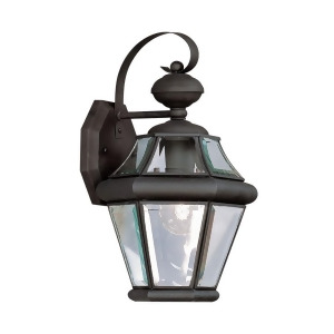 Livex Lighting Georgetown Outdoor Wall Lantern in Black 2161-04 - All
