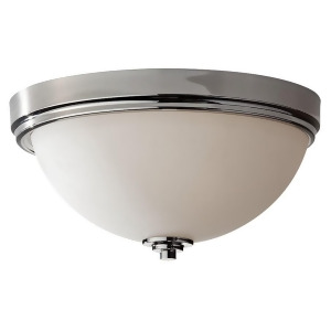 Feiss Malibu 3-Light Indoor Flush Mount in Polished Nickel Fm373pn - All