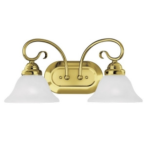 Livex Lighting Coronado Bath Light in Polished Brass 6102-02 - All