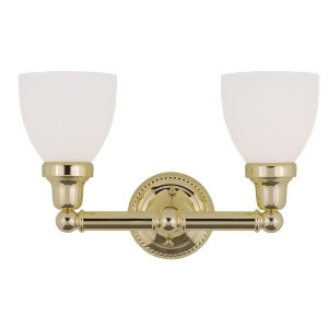 Livex Lighting Classic Bath Light in Polished Brass 1022-02 - All