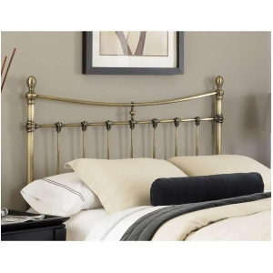 Fbg Leighton Metal Headboard Antique Brass Full B32284 - All