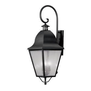 Livex Lighting Amwell Outdoor Wall Lantern in Black 2559-04 - All