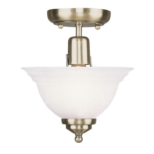 Livex Lighting North Port Ceiling Mount in Antique Brass 4250-01 - All