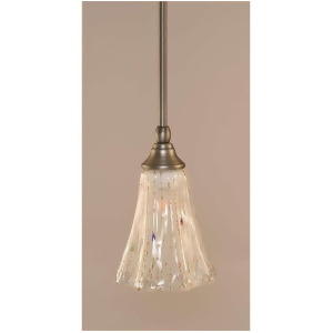 Toltec Lighting Stem Mini Pendant 5.5' Frosted Crystal Glass 23-Bn-721 - All